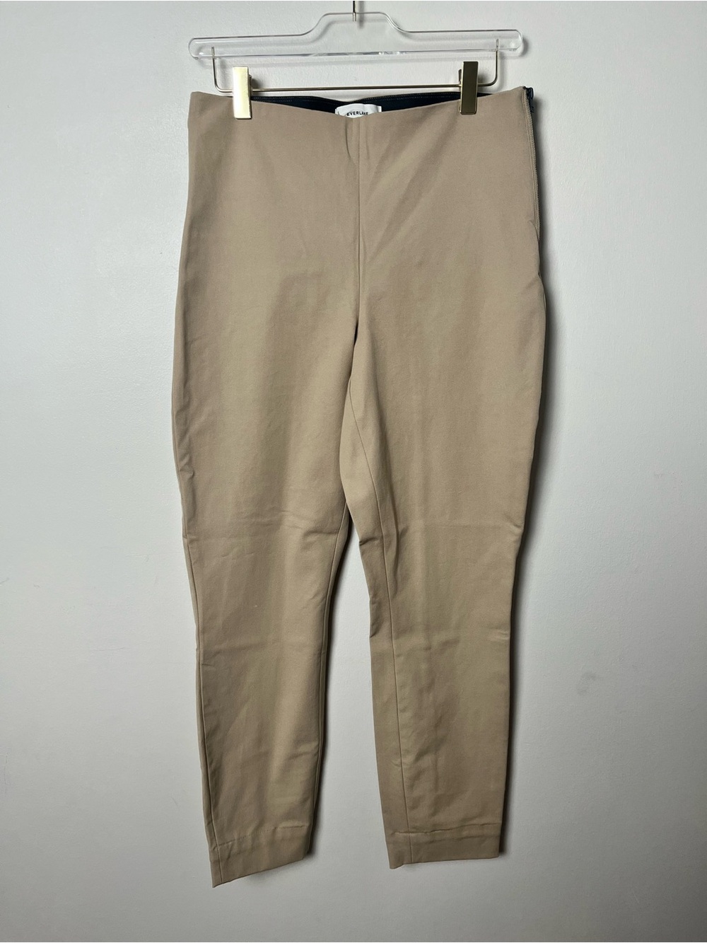 Everlane Women’s Bi-Stretch Work Pants — Beige